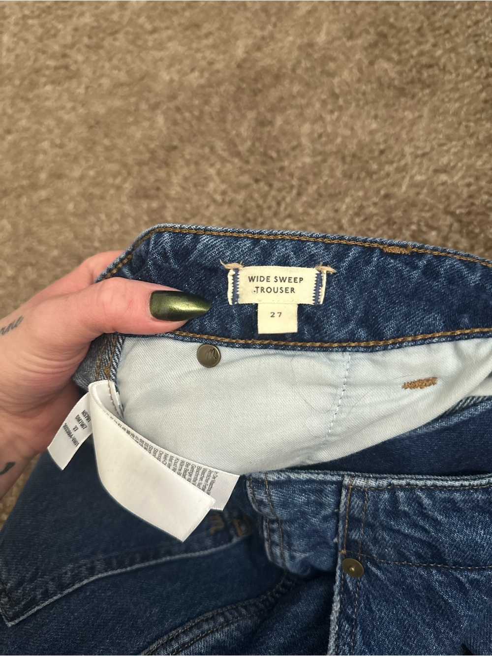 Madewell Wide Sweep Trouser - Picture 5 of 8